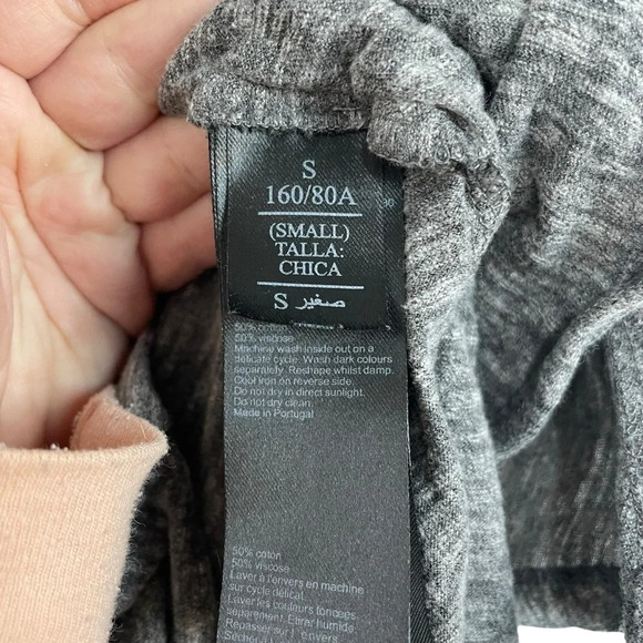 All Saints Women’s Rosa Flame Tee in Heather Grey Size S - Picture 12 of 16